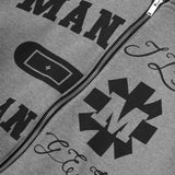 MN+LA™ SPLIT HOODIE IN HEATHER GREY