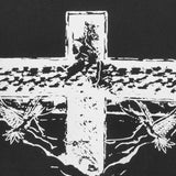 "WINGS OF REDEMPTION" TEE IN ANTHRACITE