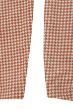 DOJO PANTS IN RUSSET HOUNDSTOOTH