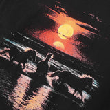 "HORSE POWER" TEE IN ANTHRACITE