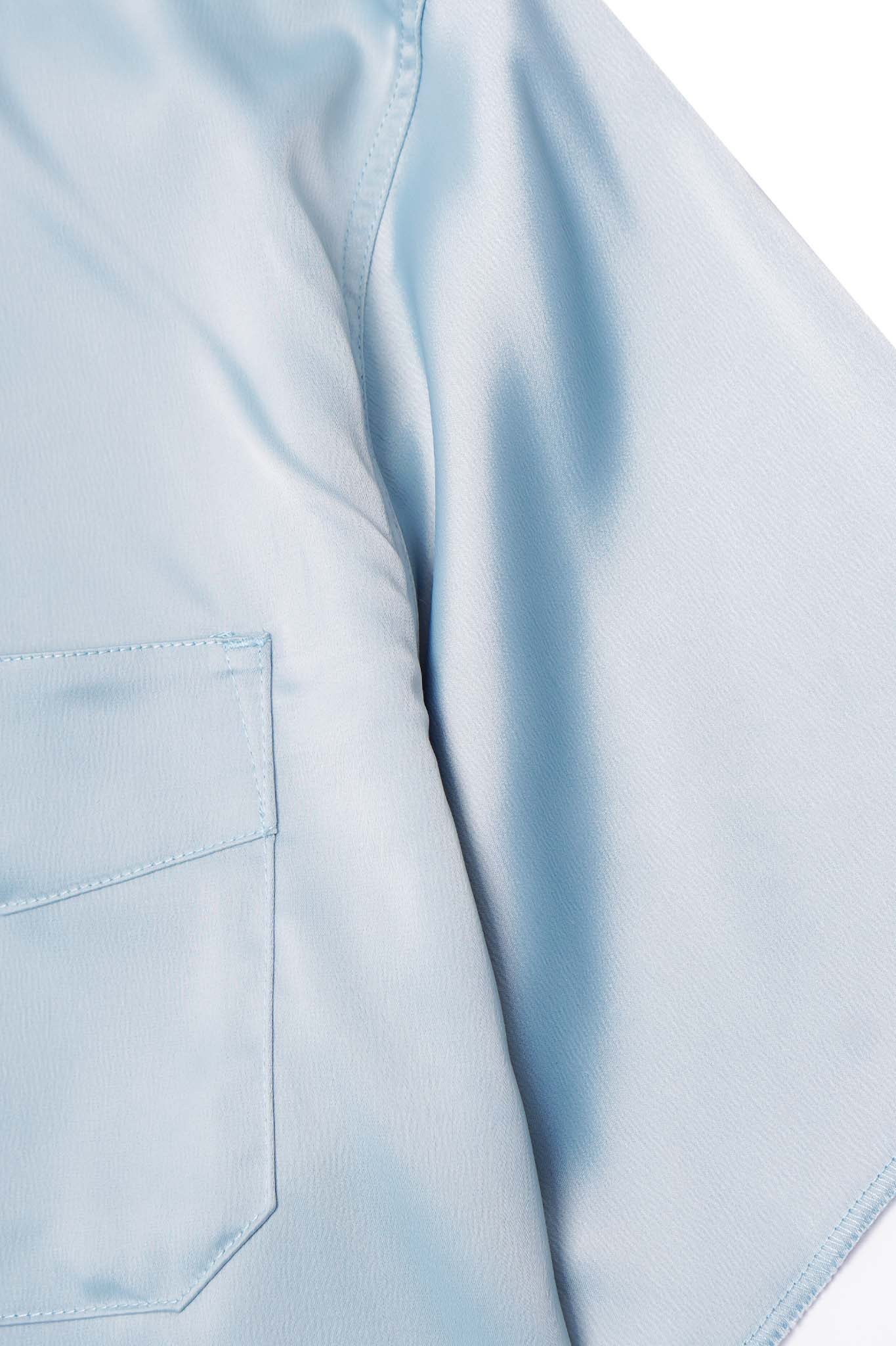 4 POCKET CUBAN SHIRT IN TURQUOISE