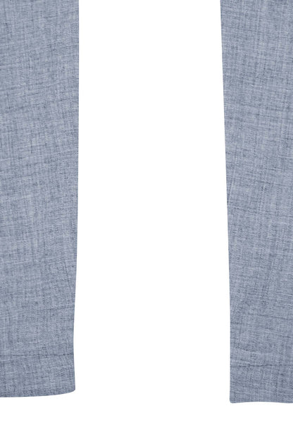 CROPPED LOUNGE PANTS IN PEBBLE BLUE