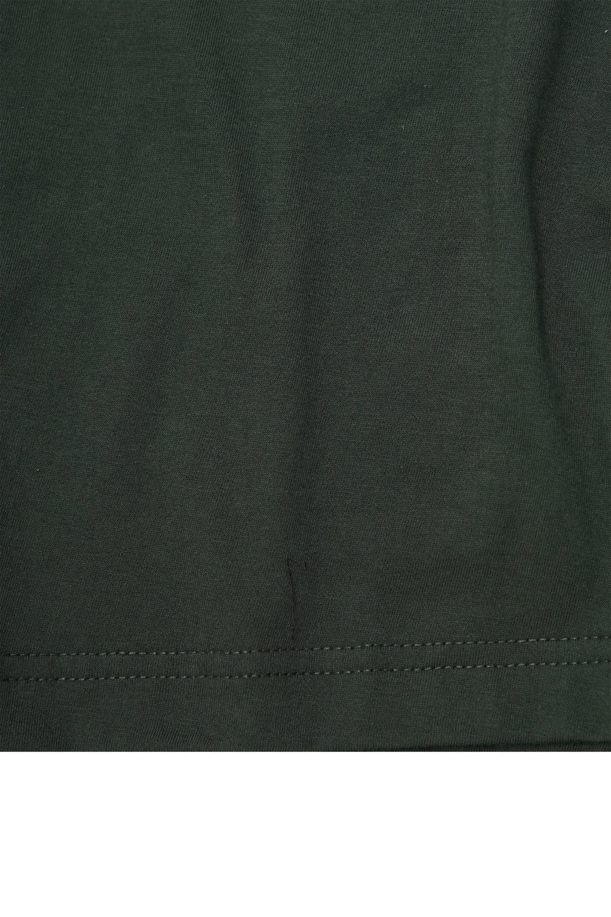 "OUTDOOR EXPLORATION" MULTI LOGO TEE IN HUNTER GREEN