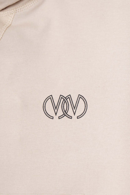 "TWIN M'$" HOODIE IN OAT