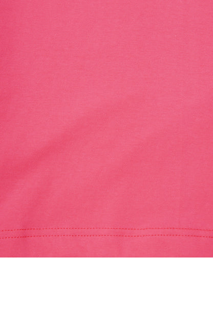 "OUTDOOR EXPLORATION" MULTI LOGO TEE IN STATIC PINK