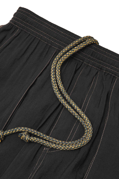 VEINS PANTS IN NOIR
