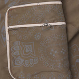 SHIFU JACKET IN OLIVE PAISLEY