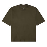 MOCK NECK TEE IN OLIVE