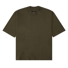 MOCK NECK TEE IN OLIVE