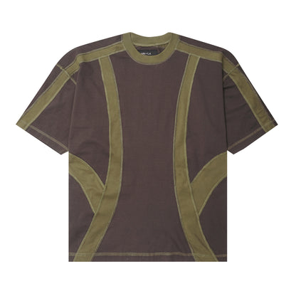 FLOW TEE IN STONE GREY