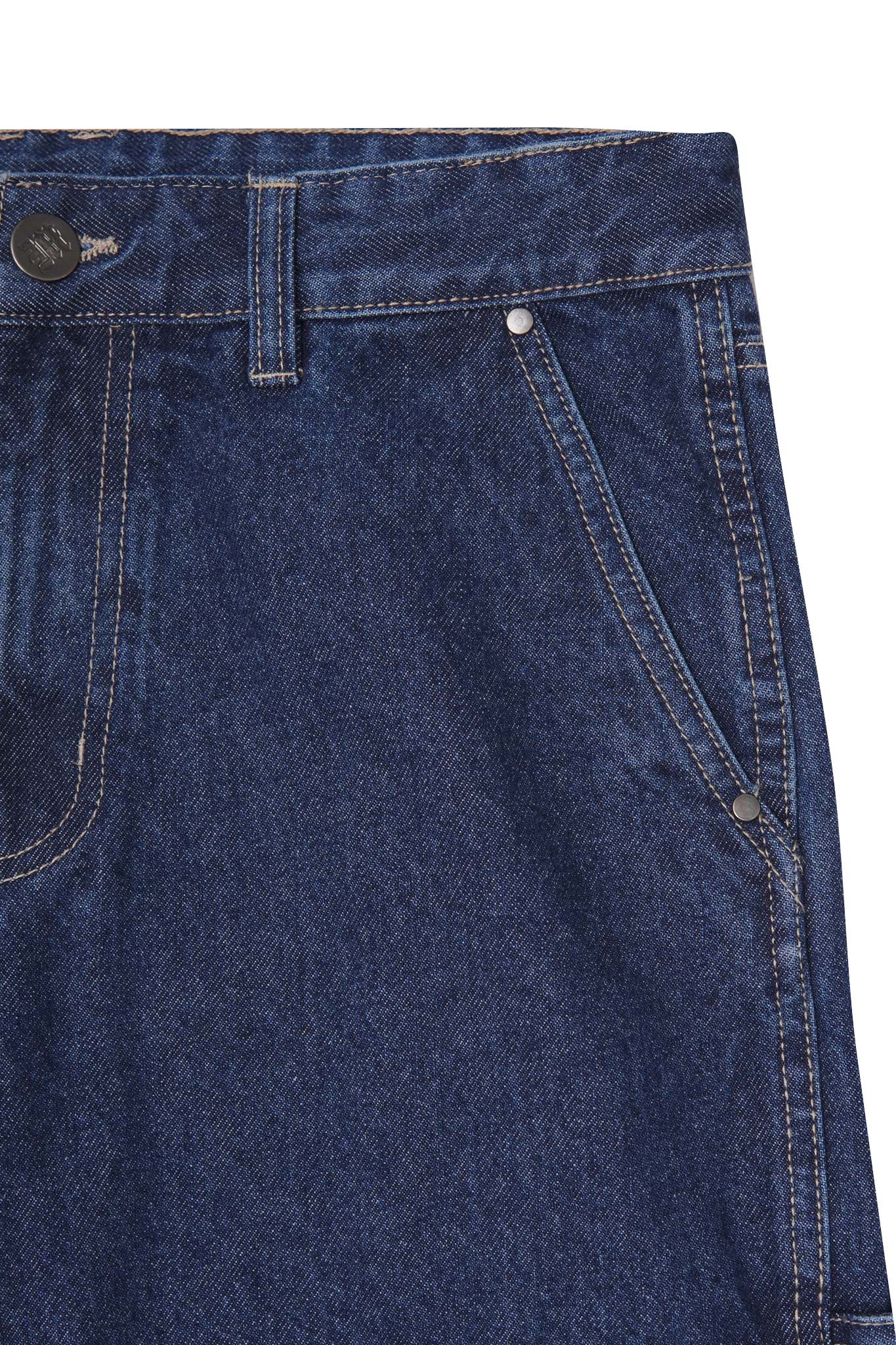 DOUBLE KNEE CRAFT PANTS IN TRUE BLUE