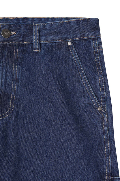DOUBLE KNEE CRAFT PANTS IN TRUE BLUE