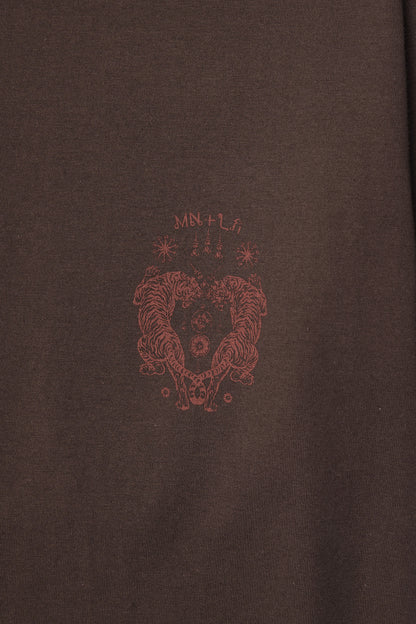 "FCF" TEE IN WOOD