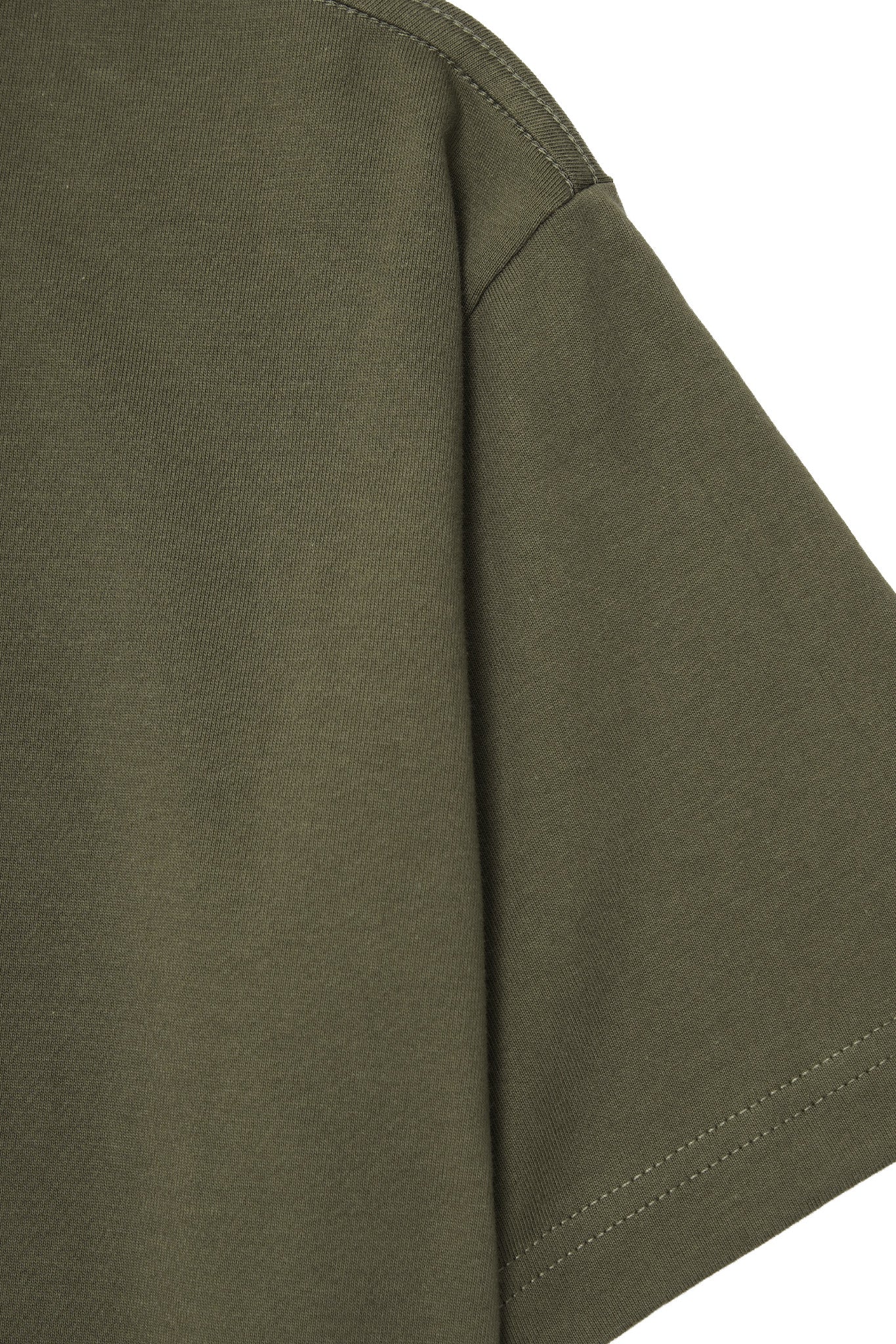 "SPIRIT WALKER" ULTRA HEAVY TEE IN OLIVE