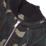"FLOW" BOMBER JACKET IN WOODLAND CAMO