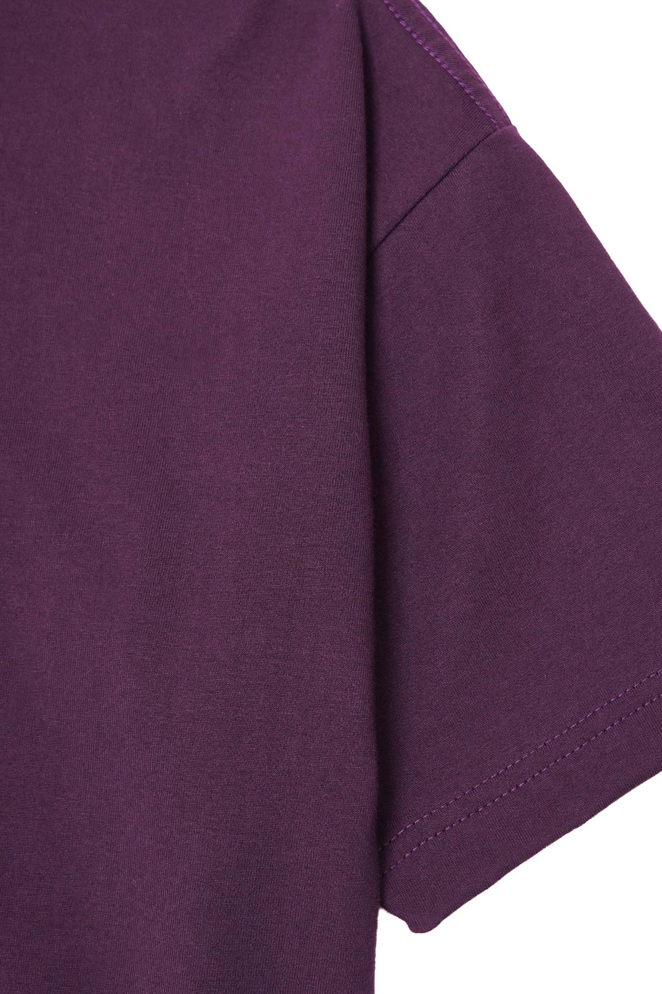 "EYES NEVER LIE" TEE IN SHADOW PURPLE