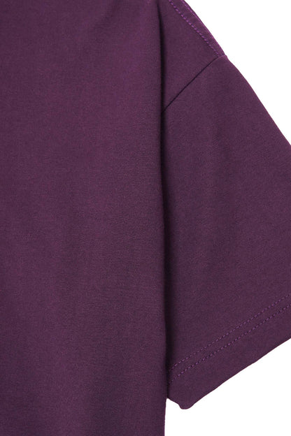 "EYES NEVER LIE" TEE IN SHADOW PURPLE