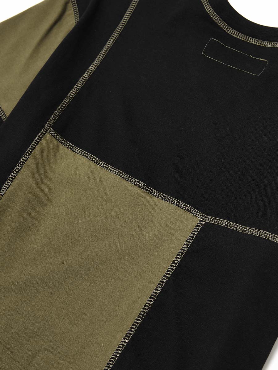 NEEDLEWORK LOUNGE TEE IN TAIGA