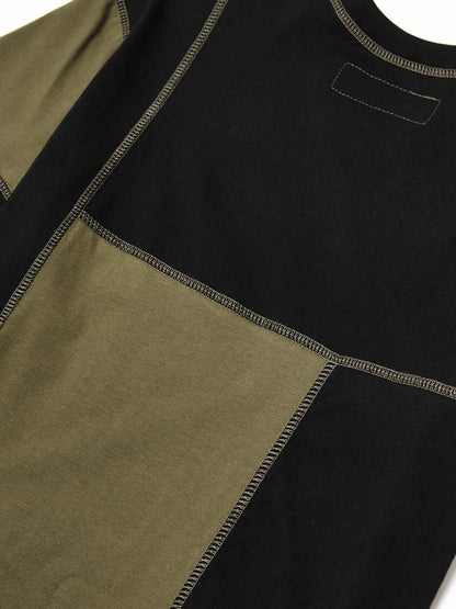 NEEDLEWORK LOUNGE TEE IN TAIGA
