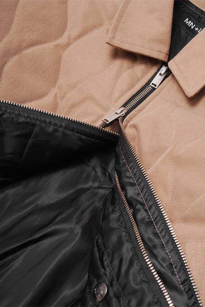 FLIGHT BOMBER JACKET IN CHAMPAGNE