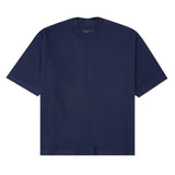 MOCK NECK TEE IN NAVY