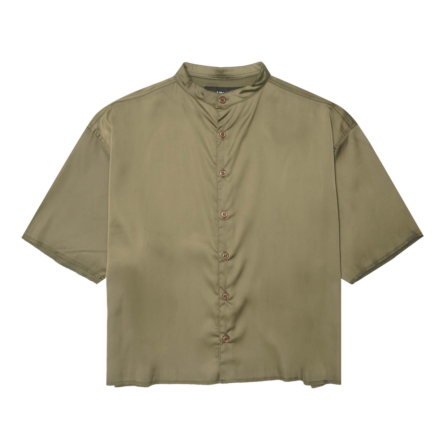 MANDARIN S/S SHIRT IN CELADON