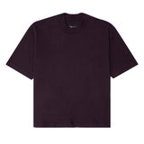 MOCK NECK TEE IN SHADOW PURPLE