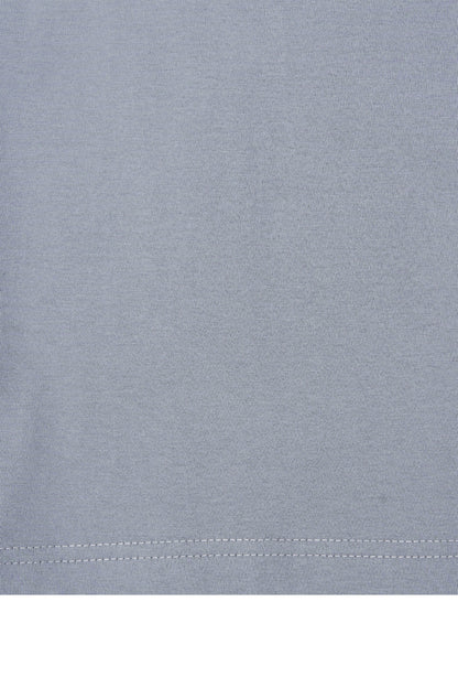 "OUTDOOR EXPLORATION" MULTI LOGO TEE IN GLACIER
