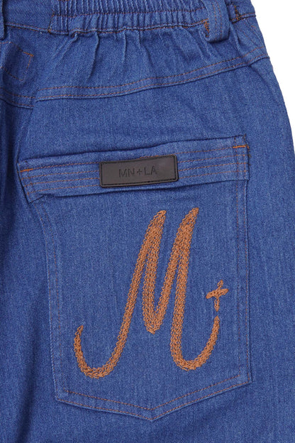 "TRUE BLUE" OVERPOCKET PHAT SHORTS
