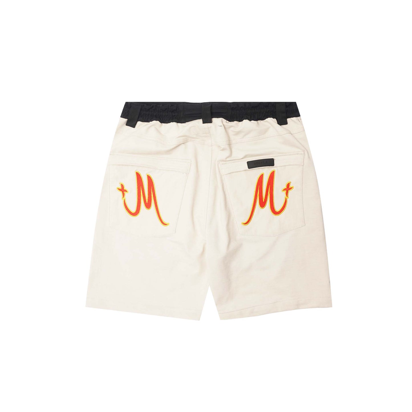 "BURNING STALLION" DOUBLE KNEE PHAT SHORT IN OAt