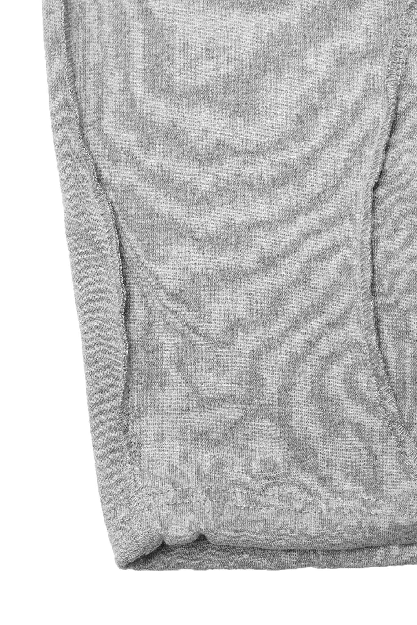 VEINS FRENCH TERRY PANTS IN HEATHER GREY