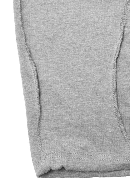 VEINS FRENCH TERRY PANTS IN HEATHER GREY