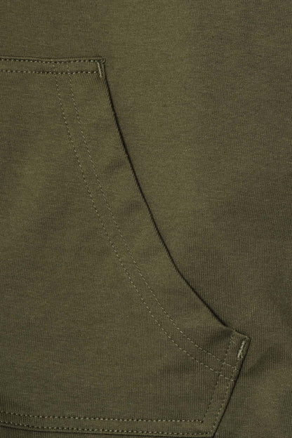 CUTOFF HOODIE V2 IN OLIVE