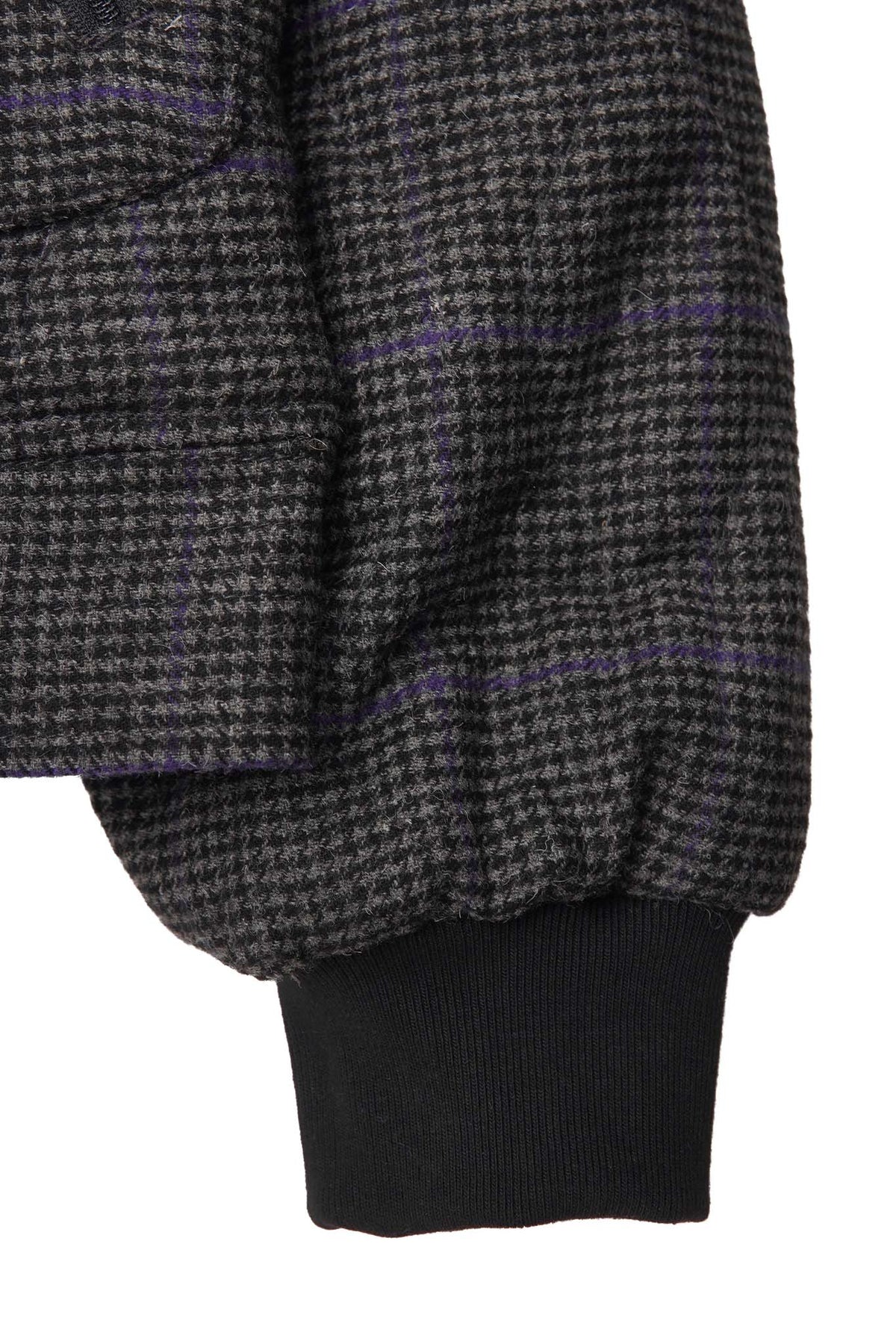 "THAI" BOMBER JACKET IN PIGEON PLAID/SAFFRON