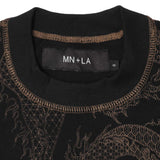 "YEAR OF THE DRAGON" BOX TEE IN CAVIAR