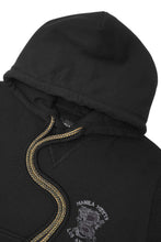 NAUGHTY N' NICE "DRAGON'S LUCK" HOODIE IN CAVIAR