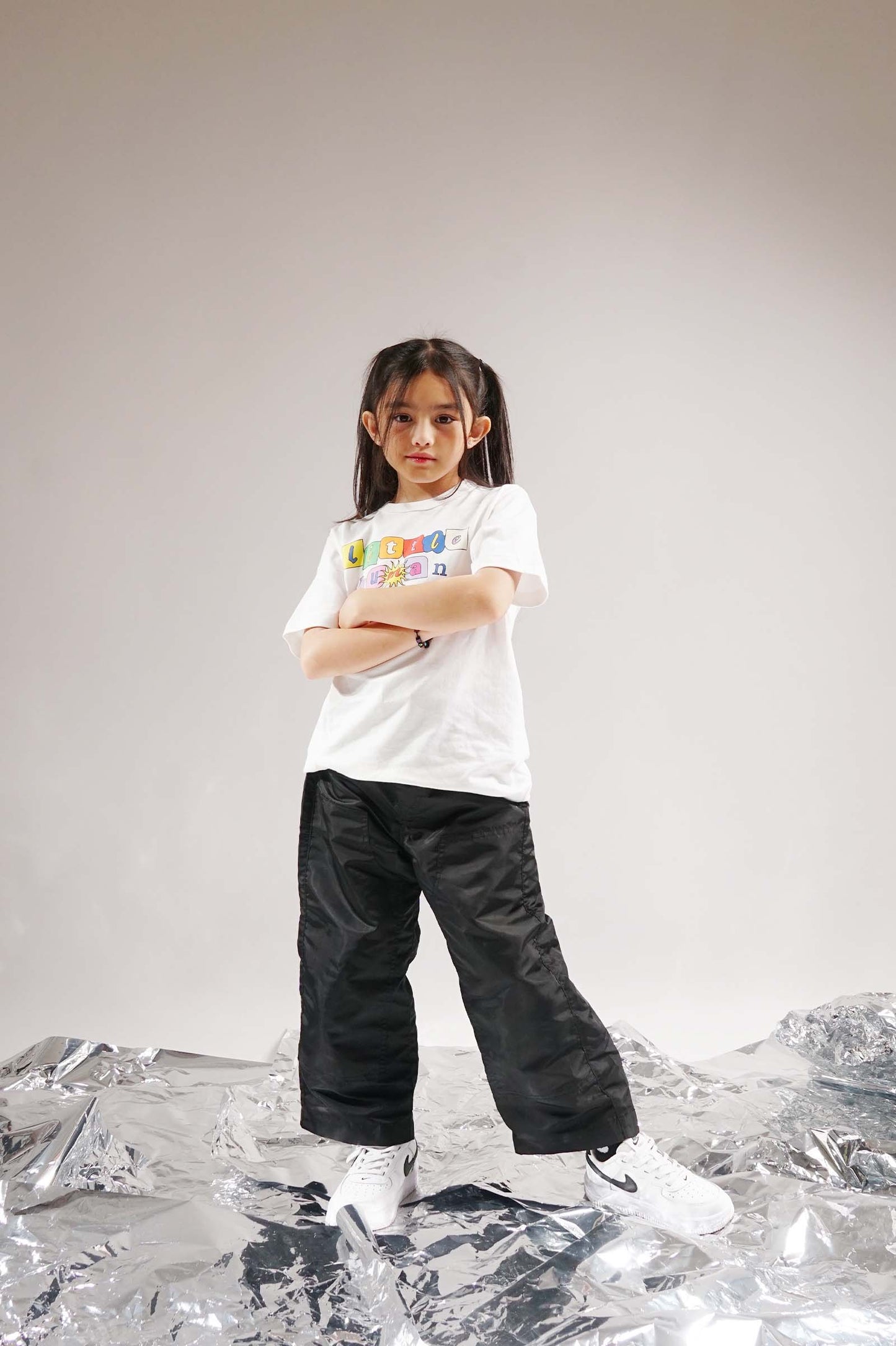 "SUN IS OUT" LITTLE HUMAN™ TEE IN WHITE