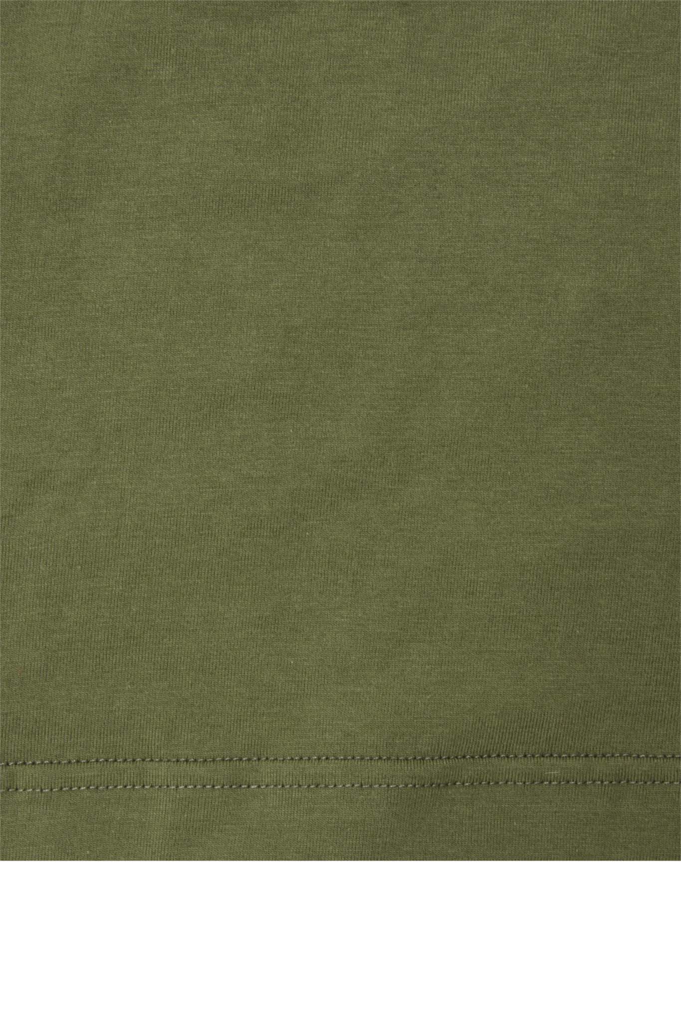 QUARTER ZIP L/S TEE IN FERN
