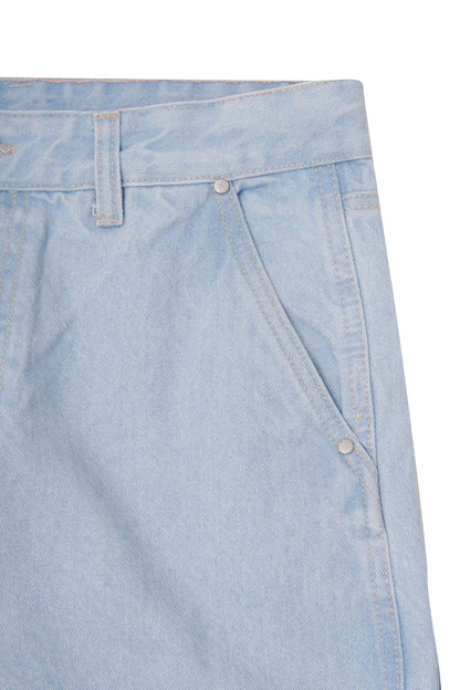 DOUBLE KNEE CRAFT PANTS IN SUN BLEACH