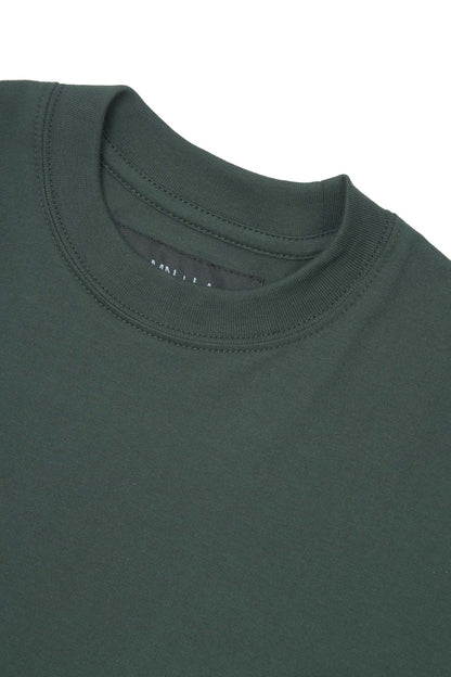 "OUTDOOR EXPLORATION" TEE IN FOREST GREEN
