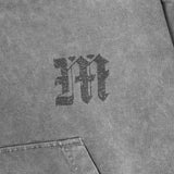 M'$ PAISLEY PATCHWORK MILITIA HOODIE IN CEMENT