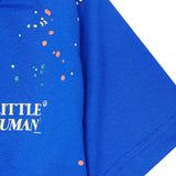 "PAINT SPLAT" LITTLE HUMAN™ TEE IN ELECTRIC BLUE
