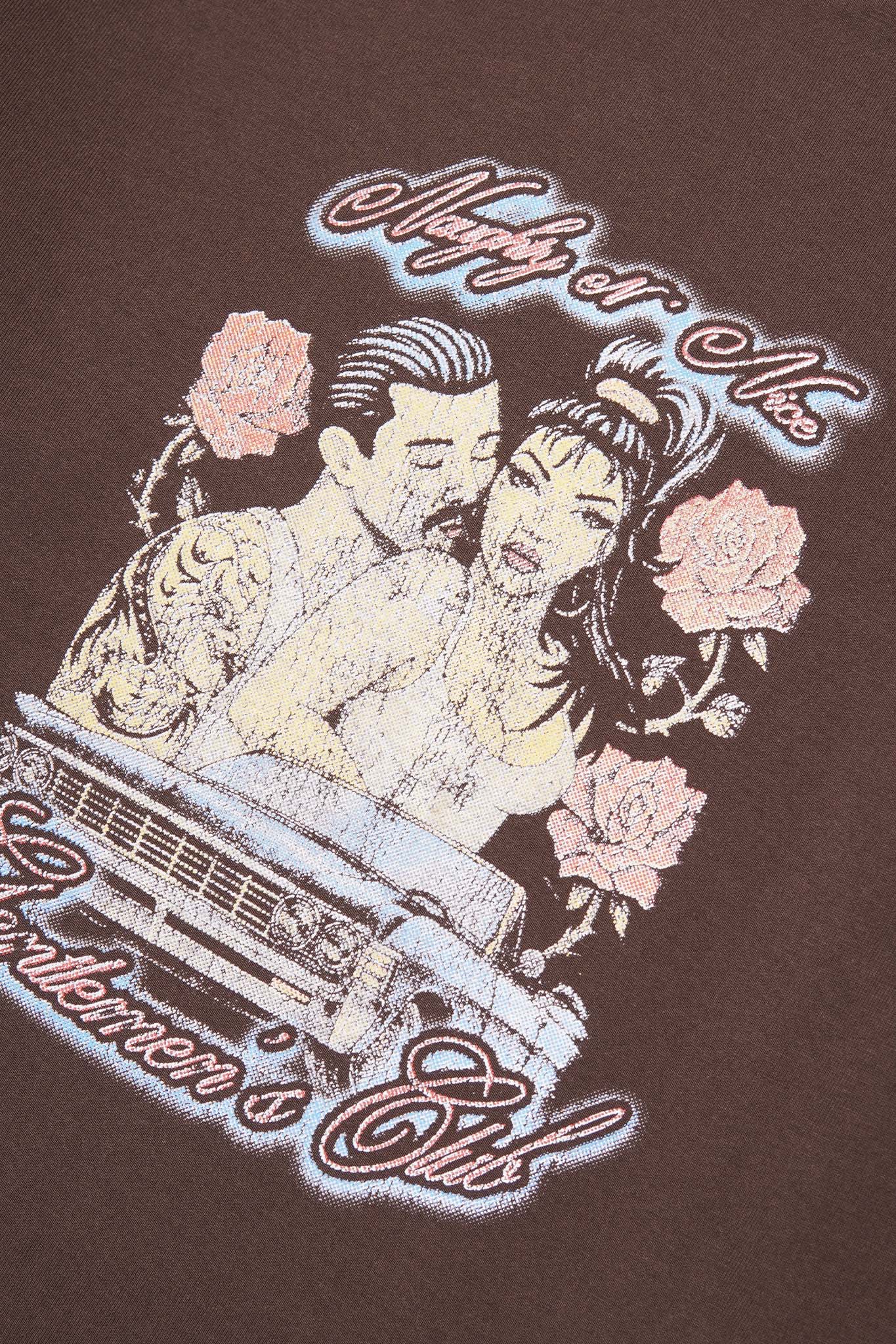 "EL ROMANTICO" TEE IN WOOD