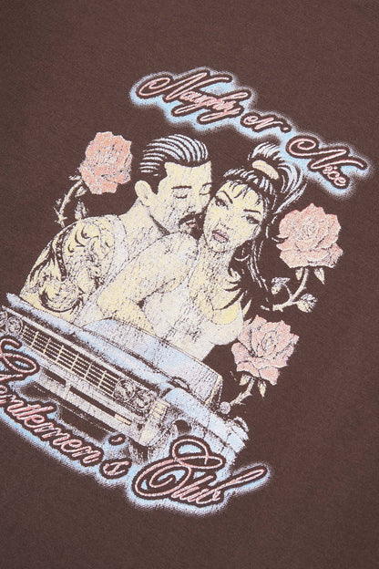 "EL ROMANTICO" TEE IN WOOD