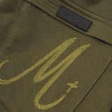 M+ BOOTCUT PANTS IN OLIVE