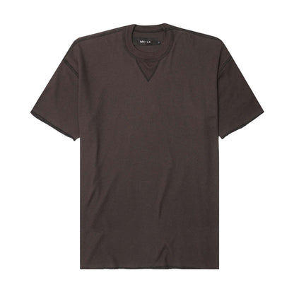 EXO™ MILITIA BOX WAFFLE TEE IN CHARCOAL GREY
