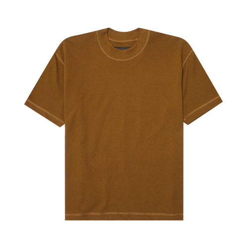 PIQUE TOPSHELF TEE IN RUST