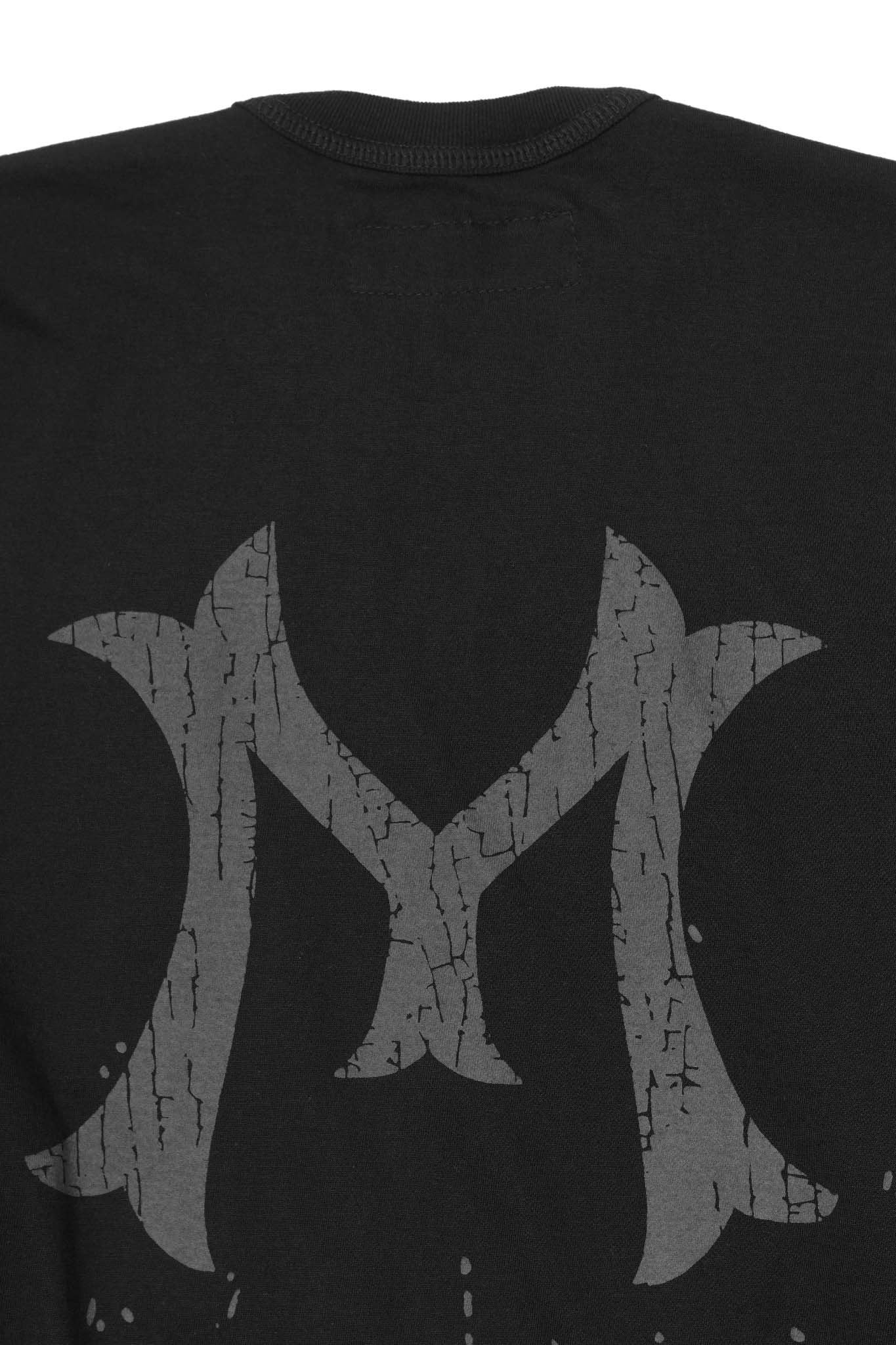 "HITTER" V3 MILITIA MOCK NECK LITE TEE IN RAVEN