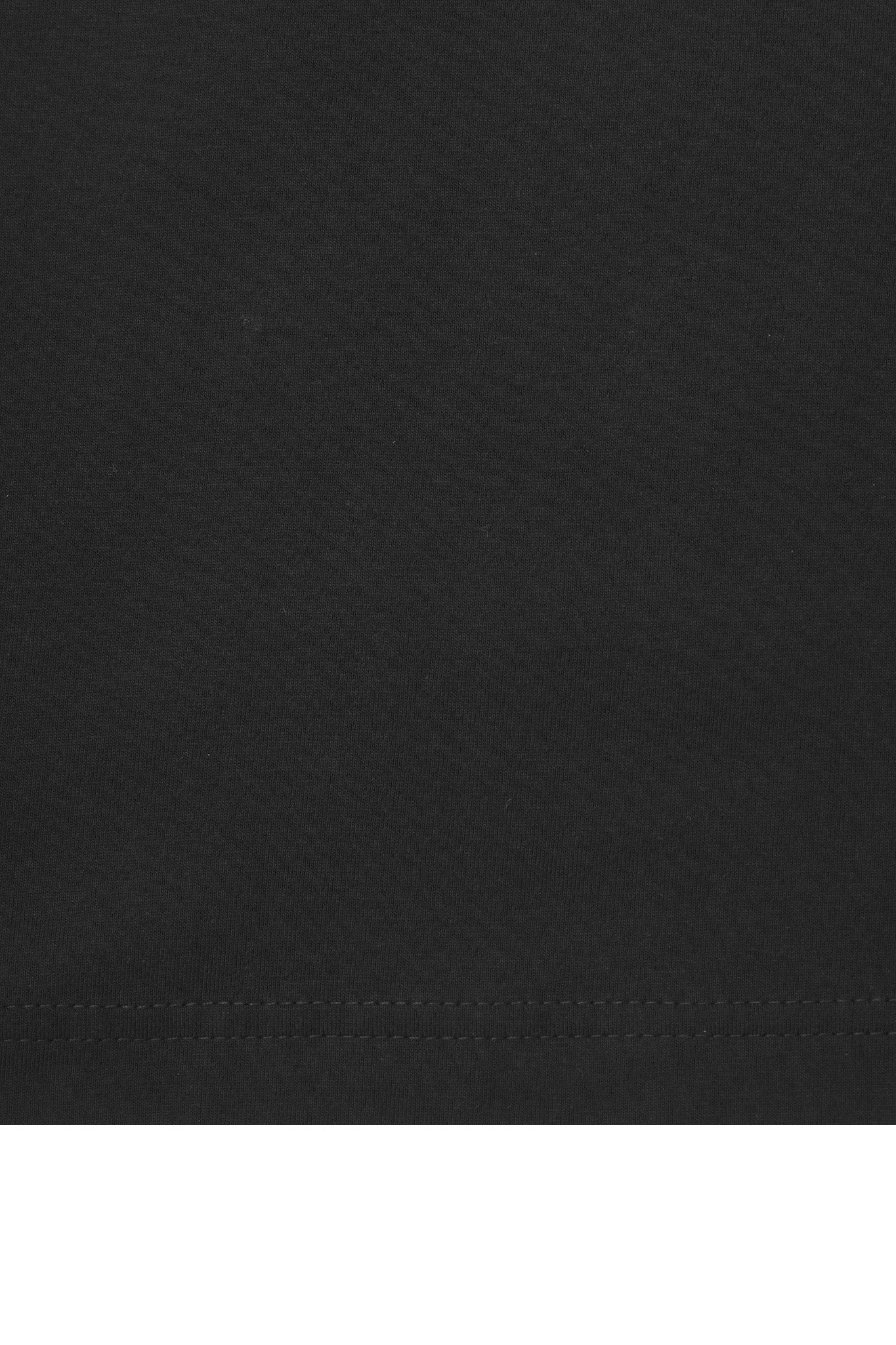 "BUS TIX" TEE IN CAVIAR