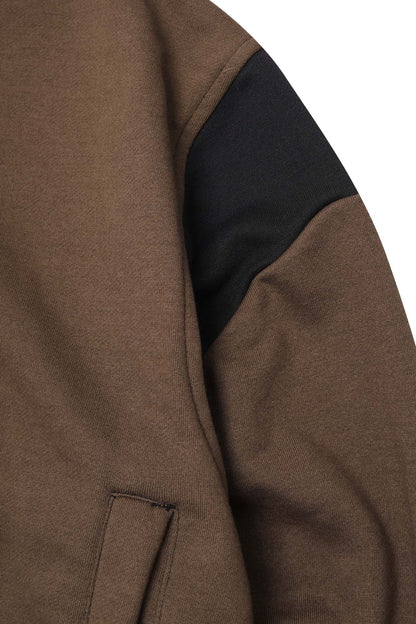 BRONCO VARSITY JACKET IN OLIVE DRAB